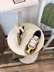 Okify Gucci GG Rhyton Kid's Sneaker Yellow/ Blue - 2