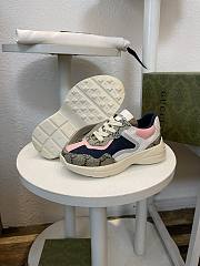 Okify Gucci GG Rhyton Kid's Sneaker Pink/ Blue - 3