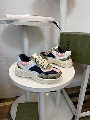 Okify Gucci GG Rhyton Kid's Sneaker Pink/ Blue - 4