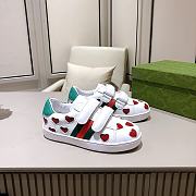 Okify Gucci Kids Heart Print Sneakers White - 6