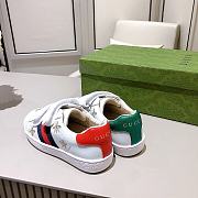 Okify Gucci Kid's Bee Star Print Sneakers White - 4