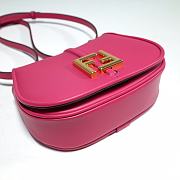 Okify Fendi C’mon Mini Pink Leather Bag 21cm - 5
