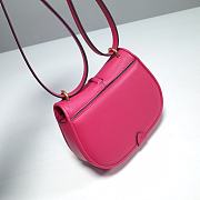 Okify Fendi C’mon Mini Pink Leather Bag 21cm - 3