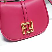 Okify Fendi C’mon Mini Pink Leather Bag 21cm - 2