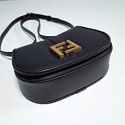Okify Fendi C’mon Mini Black Leather Bag 21cm - 6