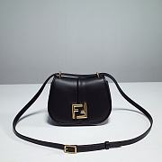Okify Fendi C’mon Mini Black Leather Bag 21cm - 5