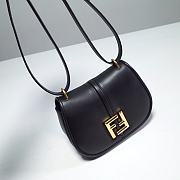 Okify Fendi C’mon Mini Black Leather Bag 21cm - 3