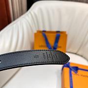 Okify LV Edge 25mm Reversible Belt Marron Black M0691U - 6