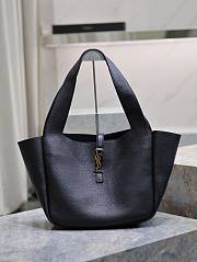 Okify YSL Bea In Grained Leather Black 50cm - 1
