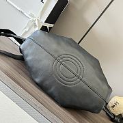 Okify Loewe Small Paseo Bag In Shiny Nappa Calfskin Black 35cm - 2