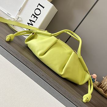 Okify Loewe Small Paseo Bag In Shiny Nappa Calfskin Yellow 35cm