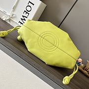 Okify Loewe Small Paseo Bag In Shiny Nappa Calfskin Yellow 35cm - 2