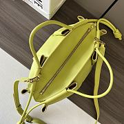 Okify Loewe Small Paseo Bag In Shiny Nappa Calfskin Yellow 35cm - 3
