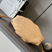 Okify Loewe Small Paseo Bag In Shiny Nappa Calfskin Warm Desert 35cm - 4