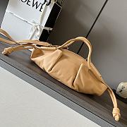 Okify Loewe Small Paseo Bag In Shiny Nappa Calfskin Warm Desert 35cm - 3