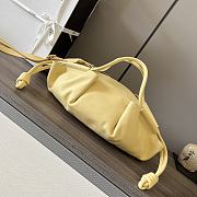 Okify Loewe Small Paseo Bag In Shiny Nappa Calfskin Dark Butter 35cm - 4