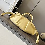 Okify Loewe Small Paseo Bag In Shiny Nappa Calfskin Dark Butter 35cm - 3