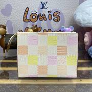 Okify LV Toilet Pouch Other Other Damier Canvas Peach N40740 - 2