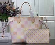 Okify LV Neverfull MM Other Damier Canvas Peach N40668 - 1