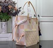 Okify LV Neverfull MM Other Damier Canvas Peach N40668 - 5
