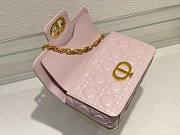 Okify Small Dior Jolie Top Handle Bag Pink Cannage Calfskin - 6