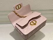 Okify Small Dior Jolie Top Handle Bag Pink Cannage Calfskin - 4