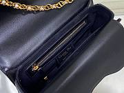 Okify Small Dior Jolie Top Handle Bag Black Cannage Calfskin - 2