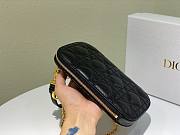 Okify Lady Dior Phone Holder Black Cannage Lambskin - 3