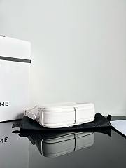 Okify Celine Mini Romy In Supple Calfskin White - 3
