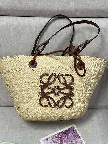 Okify Loewe Medium Anagram Basket Bag Tan 46cm