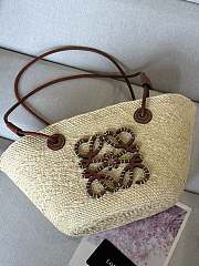 Okify Loewe Small Anagram Basket Bag Natural/ Tan 38cm - 1