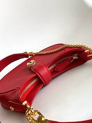 Okify Bvlgari Serpenti Ellipse Small Crossbody Bag Red 19.5cm - 4