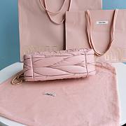 Okify Miu Belle Nappa Leather Clutch Pink 5BK011 - 4