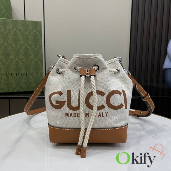 Okify Gucci Mini Shoulder Bag With Gucci Print - 1