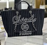 Okify CC 23P Black Shopping Bag Deauville Tote 38cm - 1