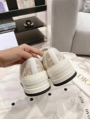 Okify Walk'n'Dior Platform Sneaker White and Gold Tone  - 6