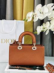 Okify Dior Lady D-Sire My ABCDior Bag Bull Leather Brown - 2