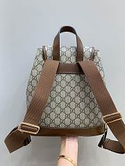 Okify Gucci Backpack With Interlocking G Beige And Ebony GG Supreme Canvas - 2