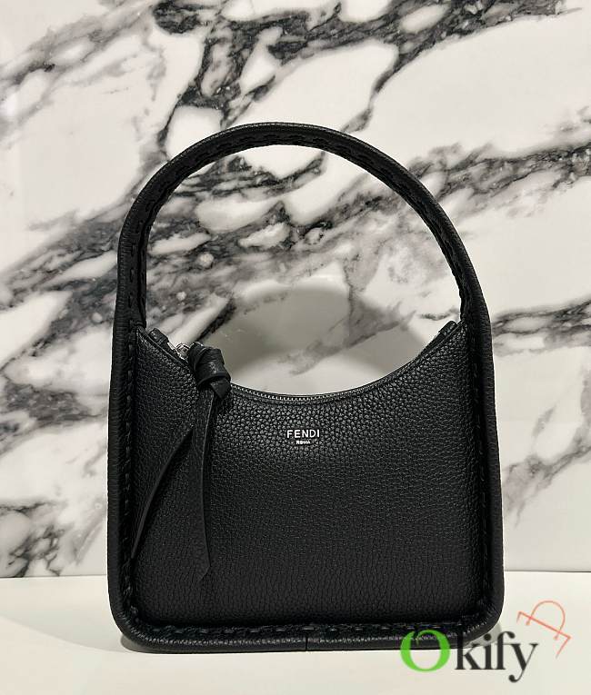 Okify Fendi Mini Fendessence Black Selleria Leather - 1