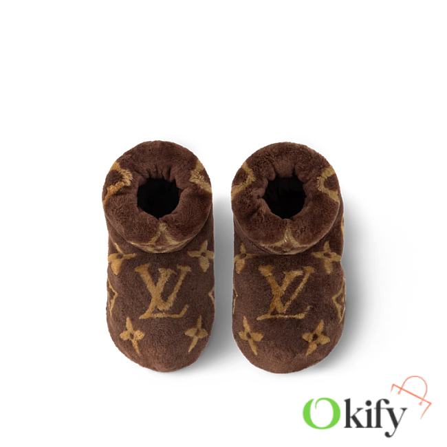 Okify Louis Vuitton Footprint Low Boot Brown - 1