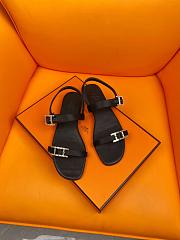	 Okify Hermes Sandals Black - 1