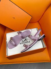 	 Okify Hermes Sandals Purple - 2