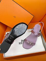 	 Okify Hermes Sandals Purple - 3