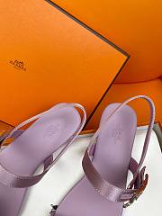 	 Okify Hermes Sandals Purple - 5