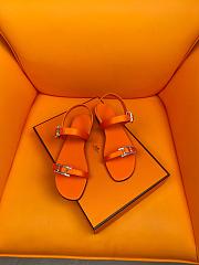 	 Okify Hermes Sandals Orange  - 1