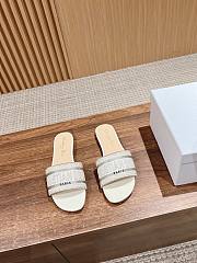Okify Dior Slide White And Gold Size 39-42 - 1