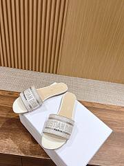 Okify Dior Slide White And Gold Size 39-42 - 4