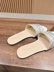 Okify Dior Slide White And Gold Size 39-42 - 3