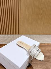 Okify Dior Slide White And Gold Size 39-42 - 2