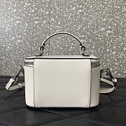 	 Okify Mini Locò Handbag Calfskin White 16.5x10x7.5cm - 2